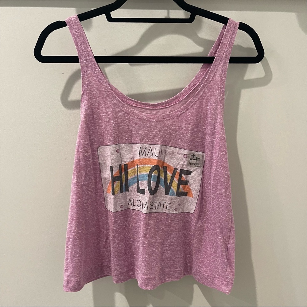 Maui HI Love Pink Tank Top